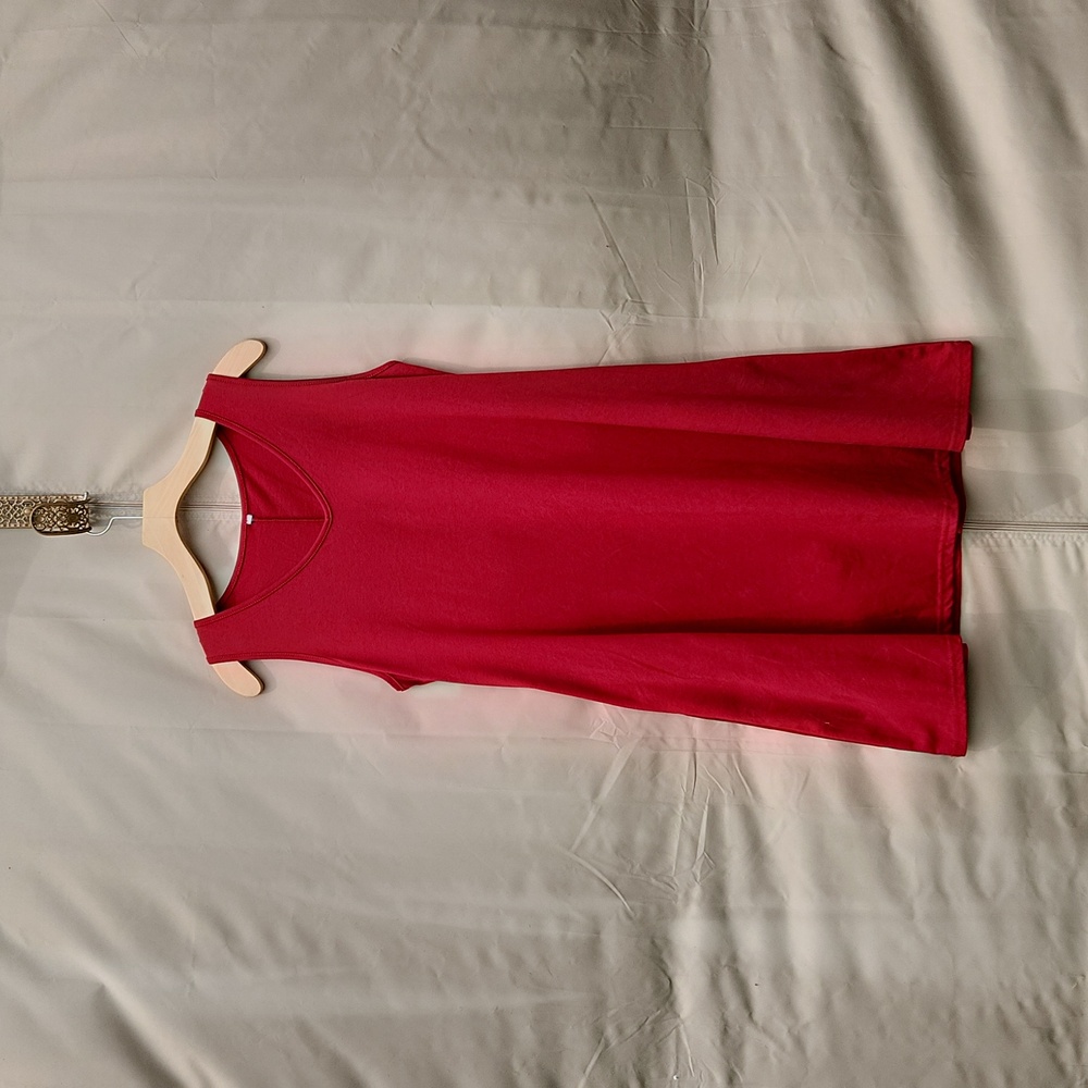 Lady in Red Mini Dress